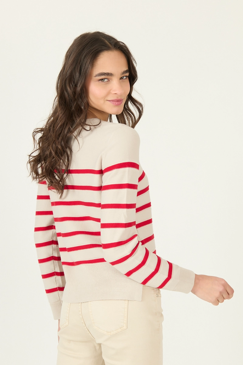 SWEATER ROJO COD 5406015 - 4