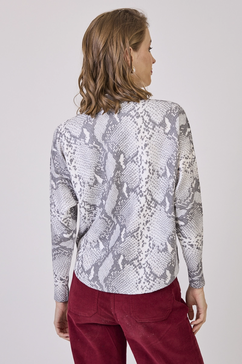 SWEATER ESTAMPLADO GRIS COD 5414186 - 4