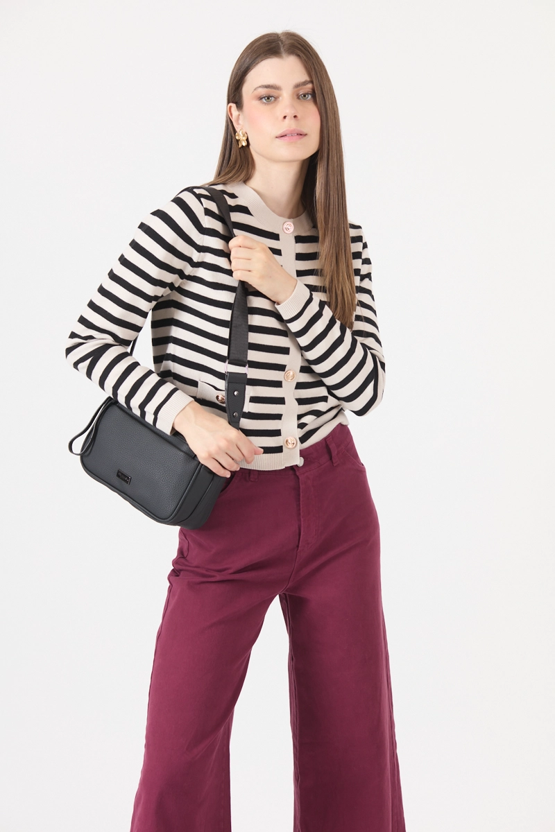 SWEATER LISTADO CRUDO COD 5414316 - 1