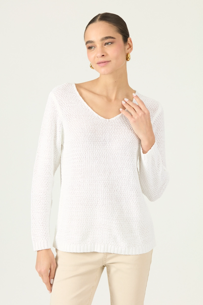 SWEATER BLANCO COD 5406265 - 3