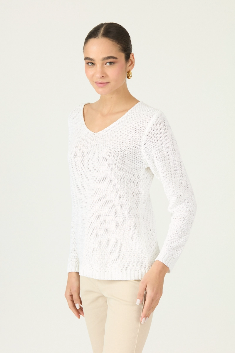 SWEATER BLANCO COD 5406265 - 4