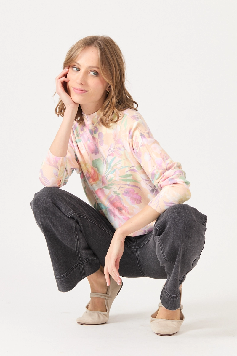 SWEATER ESTAMPLADO MULTICOLOR COD 5414186 - 1