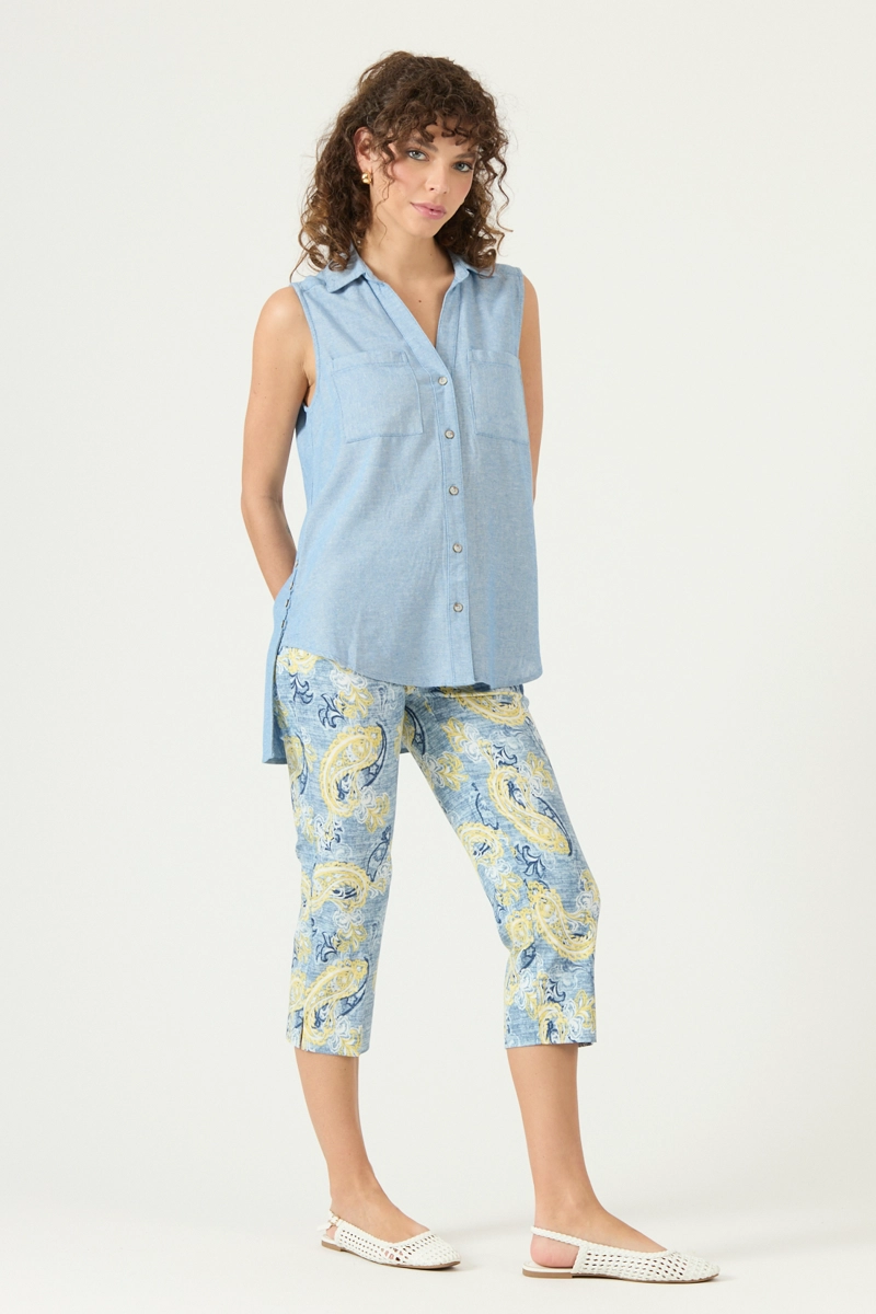 LEGGINGS ESTAMPADA AZUL COD 1901285 - 1
