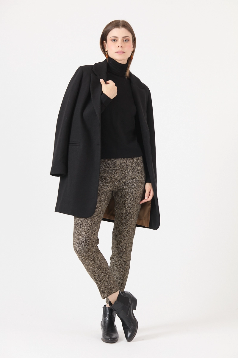 LEGGINGS MELANGE NEGRO COD 1900856 - 1