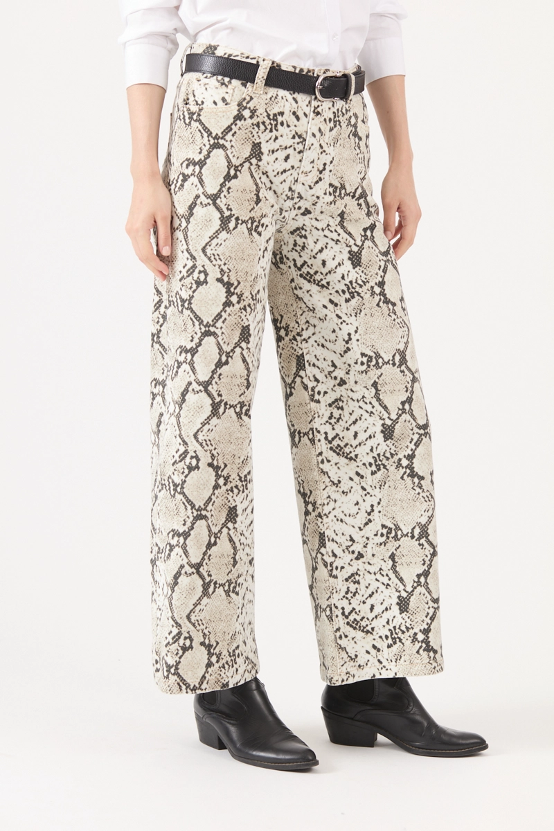 JEANS ANIMAL PRINT CRUDO COD 2400506 - 3