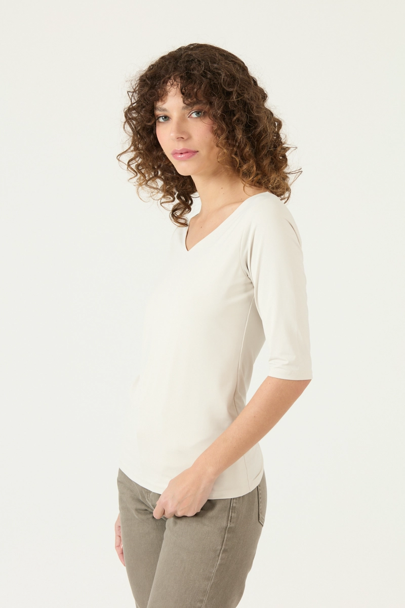 POLERA BEIGE COD 2800735 - 4