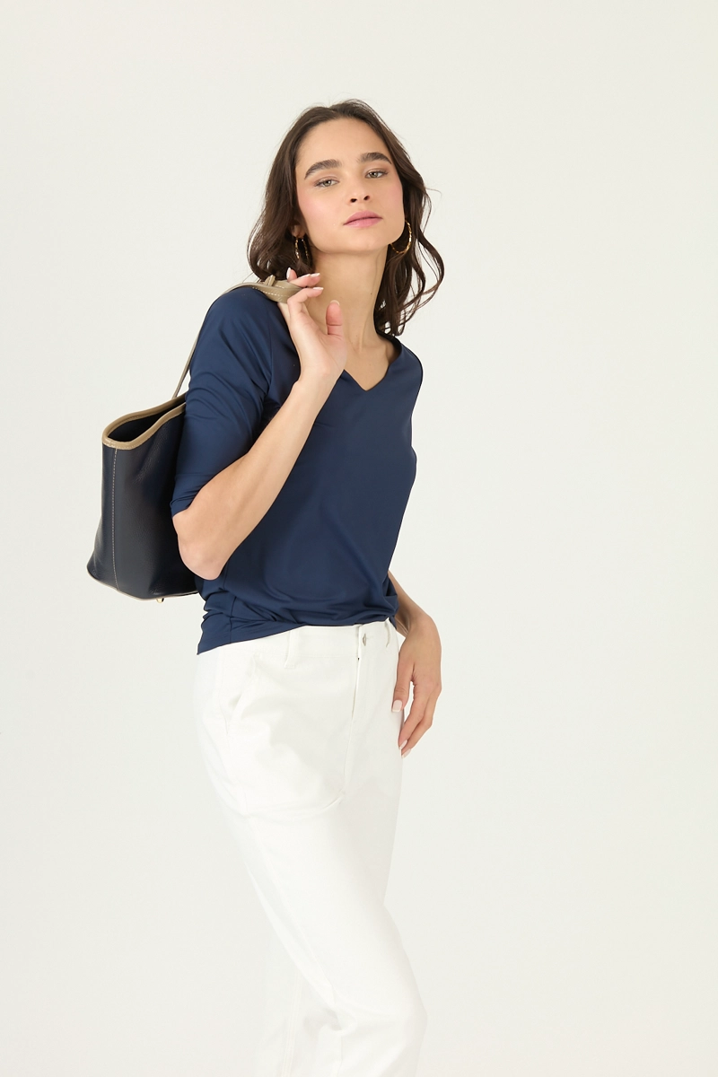 POLERA AZUL MARINO COD 2800735 - 1