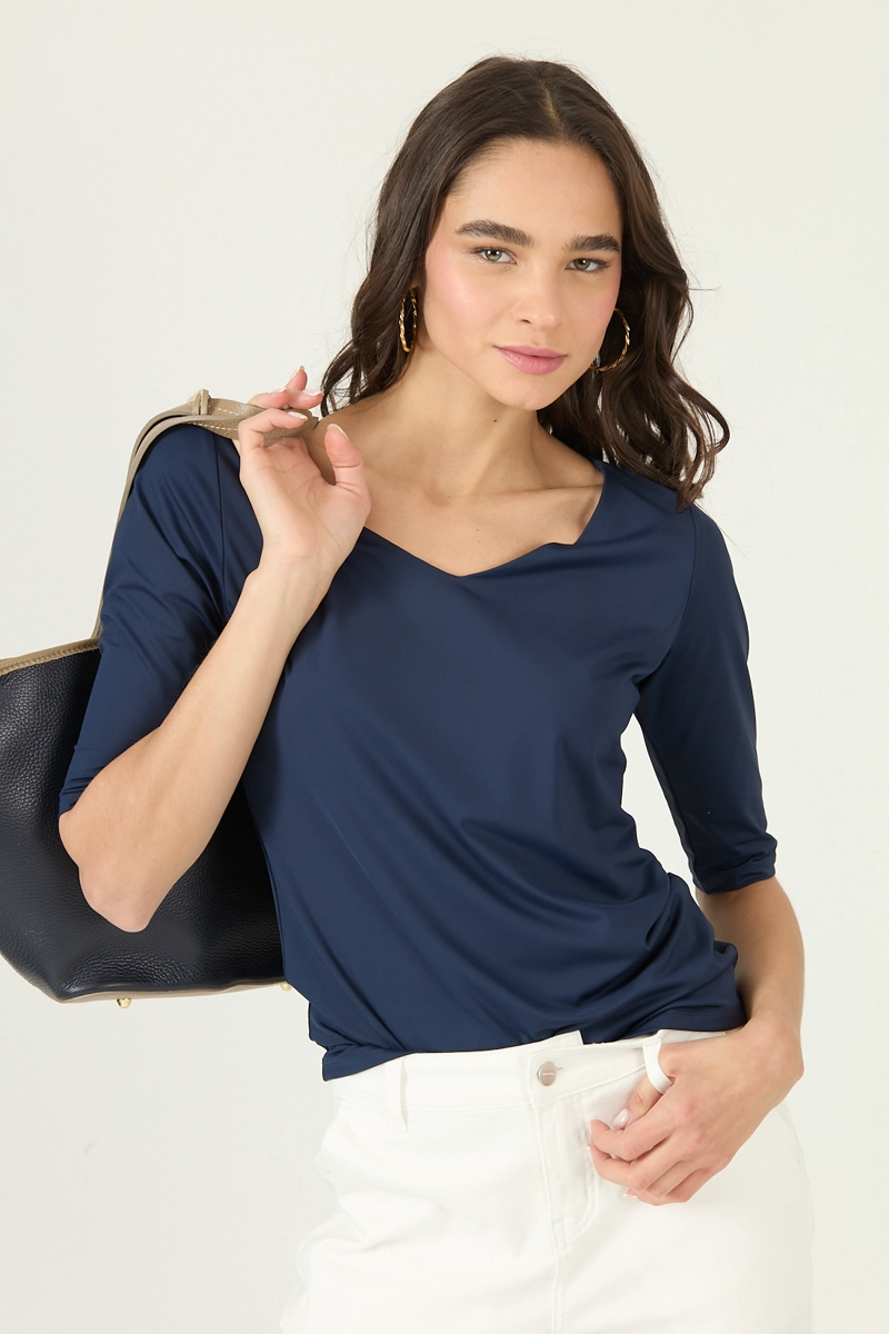 POLERA AZUL MARINO COD 2800735 - 2