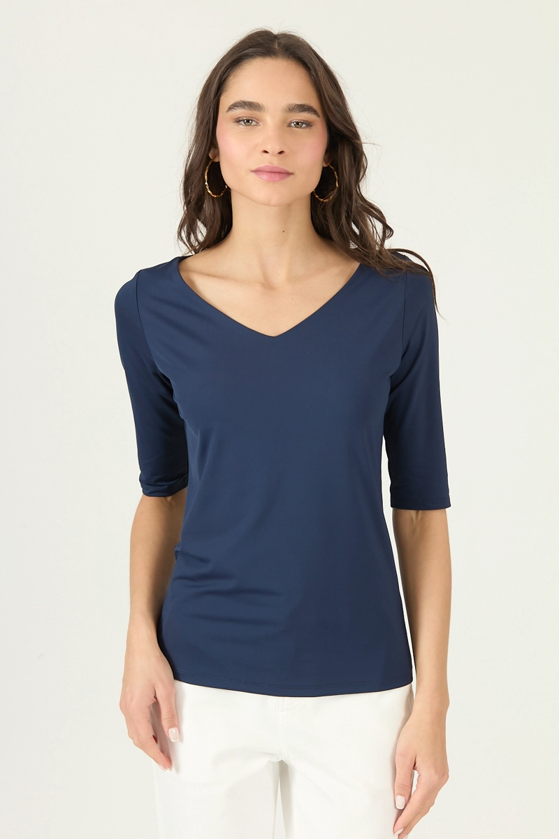 POLERA AZUL MARINO COD 2800735 - 3