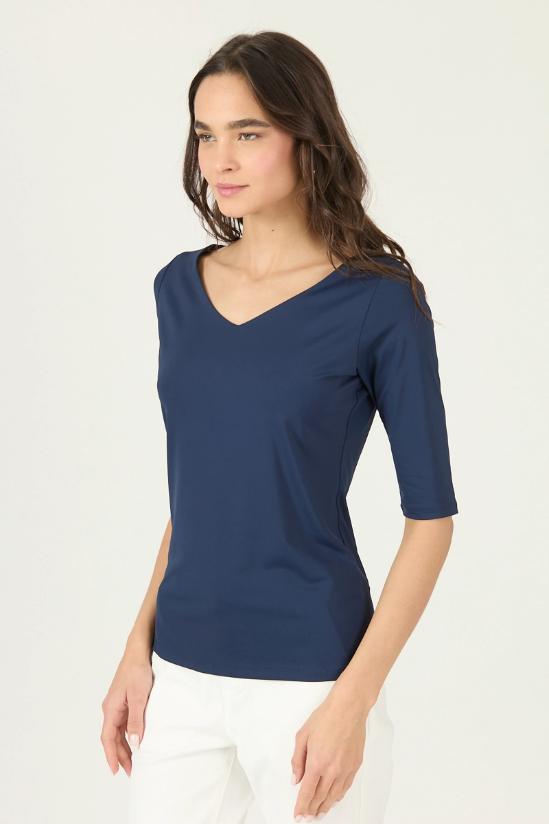 POLERA AZUL MARINO COD 2800735 - 4