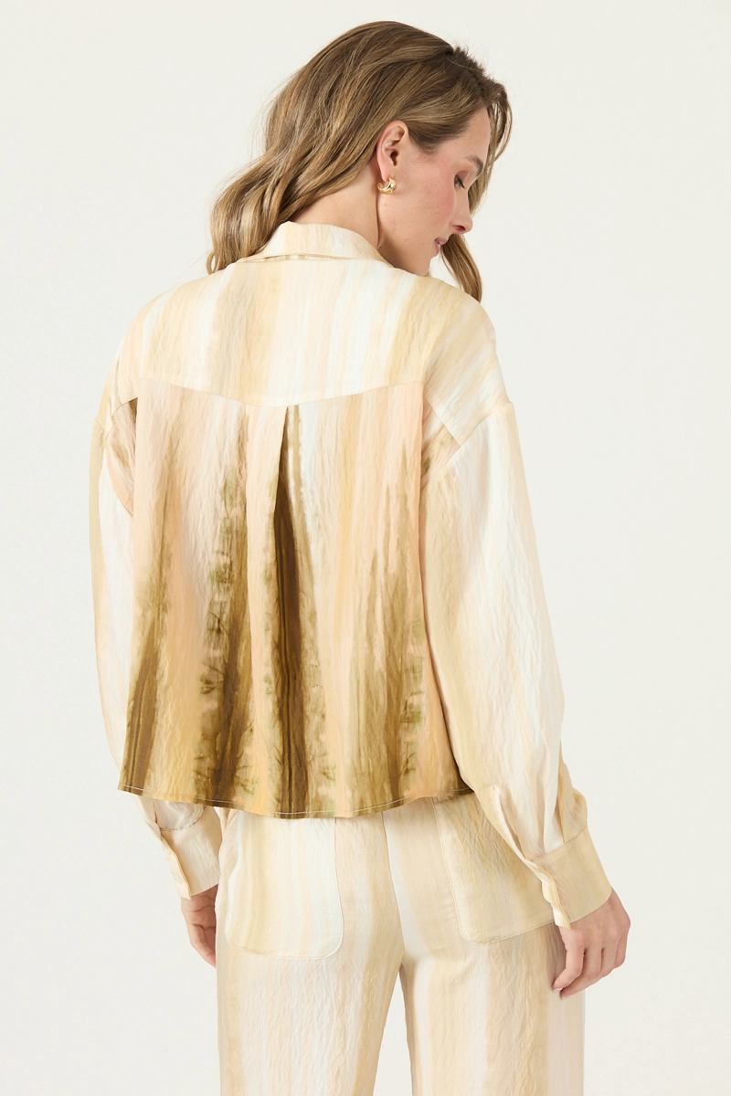 BLUSA ESTAMPADA BEIGE COD 4517665 - 4