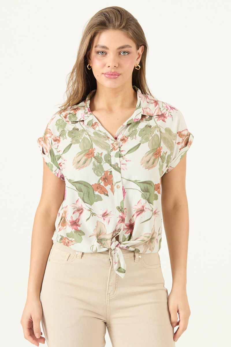 BLUSA ESTAMPADA VERDE COD 4517675 - 3