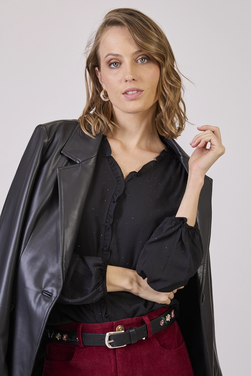 BLUSA NEGRA COD 4520486 - 1