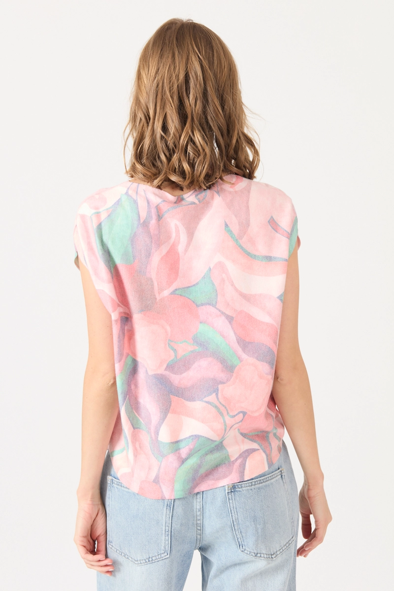 POLERA ESTAMPLADO MULTICOLOR COD 2726026 - 5
