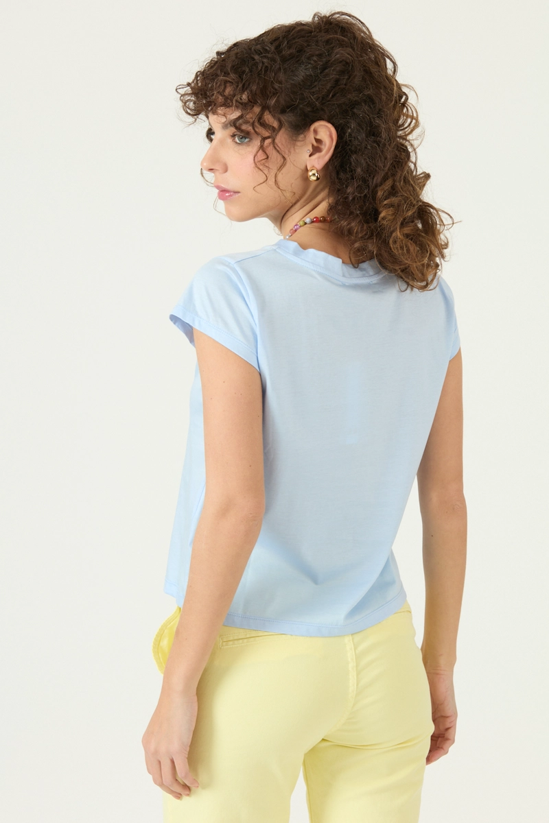 POLERA CELESTE COD 2757045 - 5