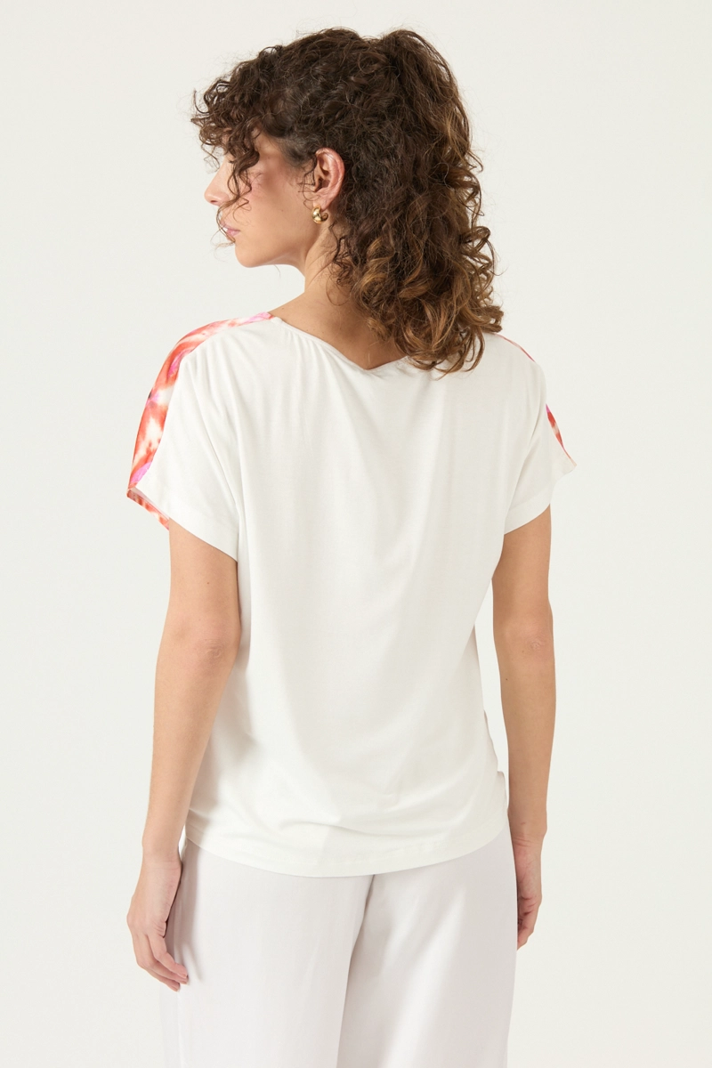 POLERA ESTAMPADA NARANJO COD 2756855 - 5