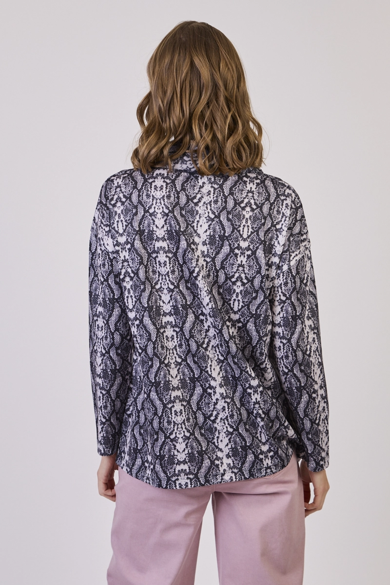 POLERA ESTAMPLADO GRIS COD 2726106 - 3