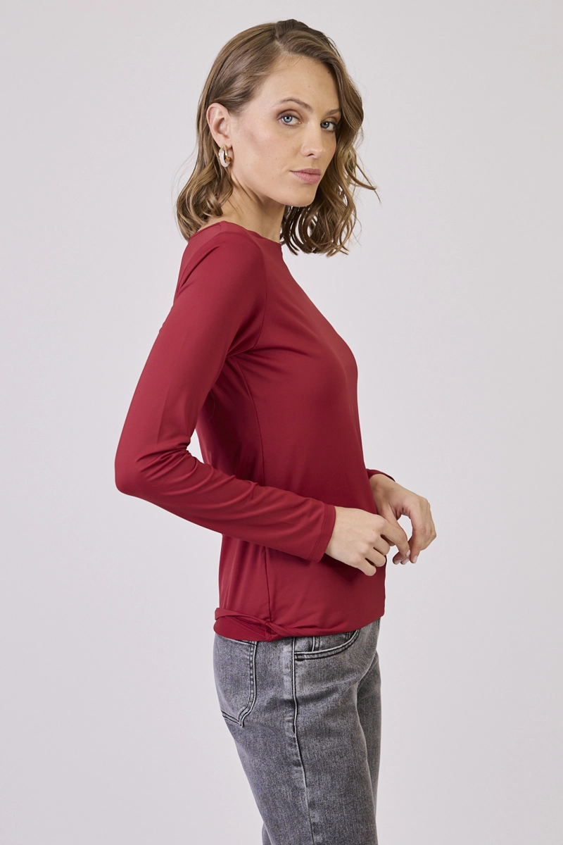 POLERA POLIAMIDA ROJA COD 2800026 - 3