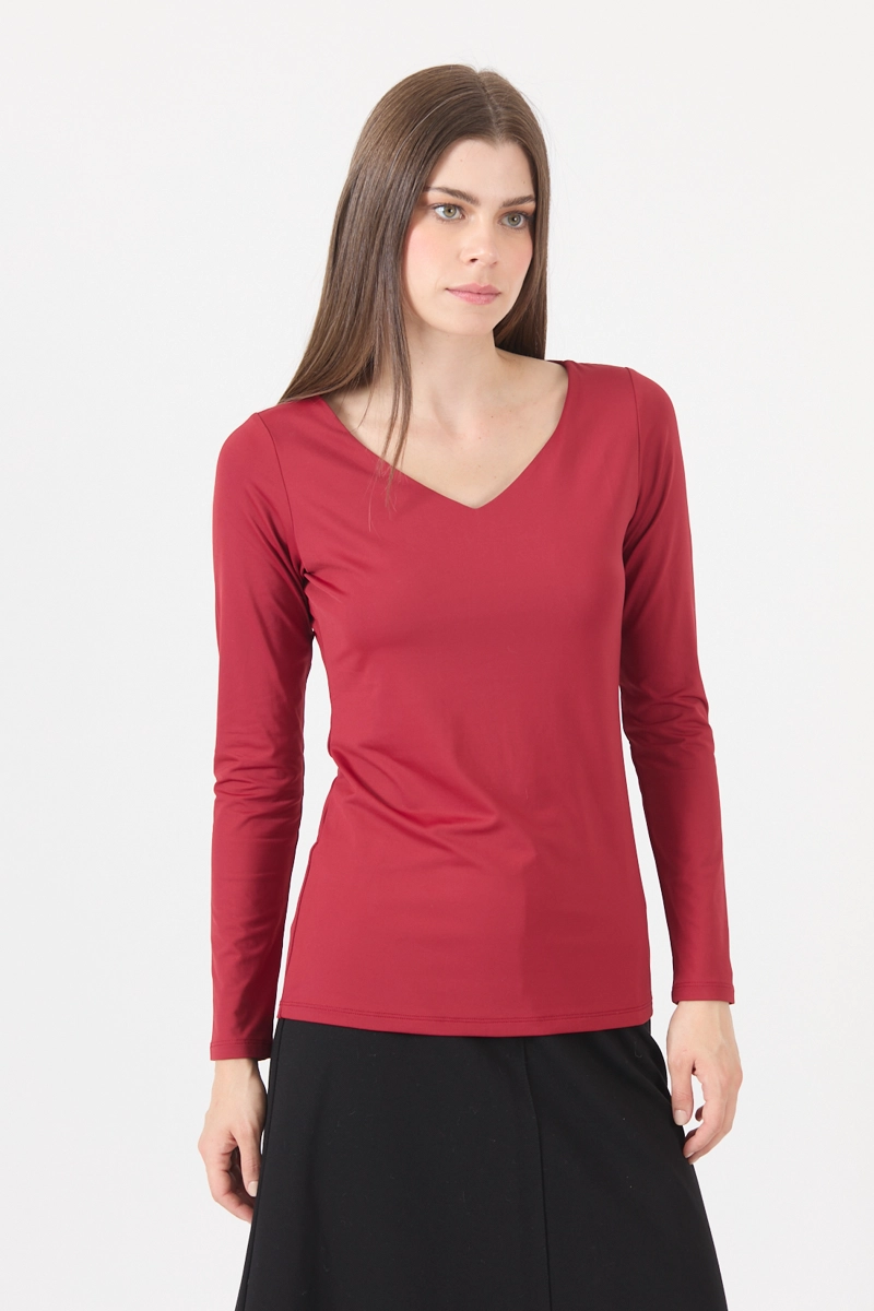 POLERA POLIAMIDA ROJA COD 2800046 - 2