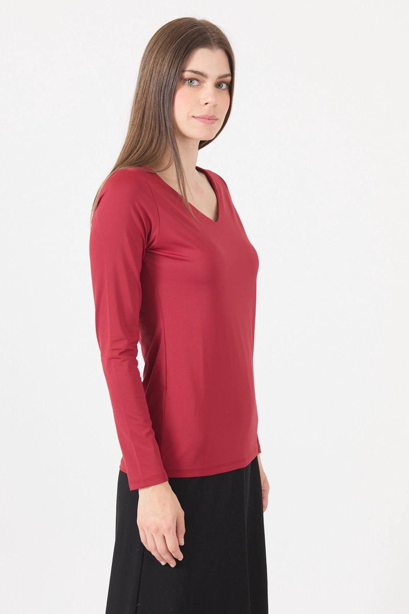 POLERA POLIAMIDA ROJA COD 2800046 - 3