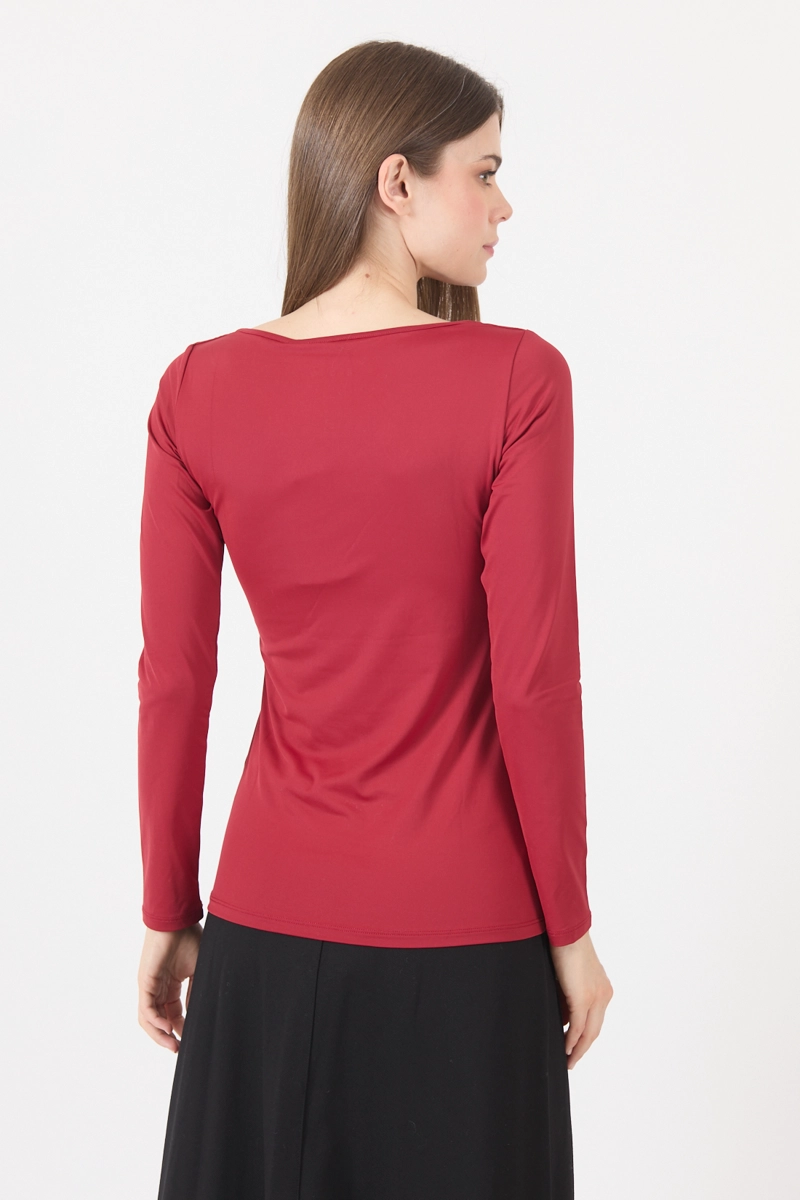 POLERA POLIAMIDA ROJA COD 2800046 - 4
