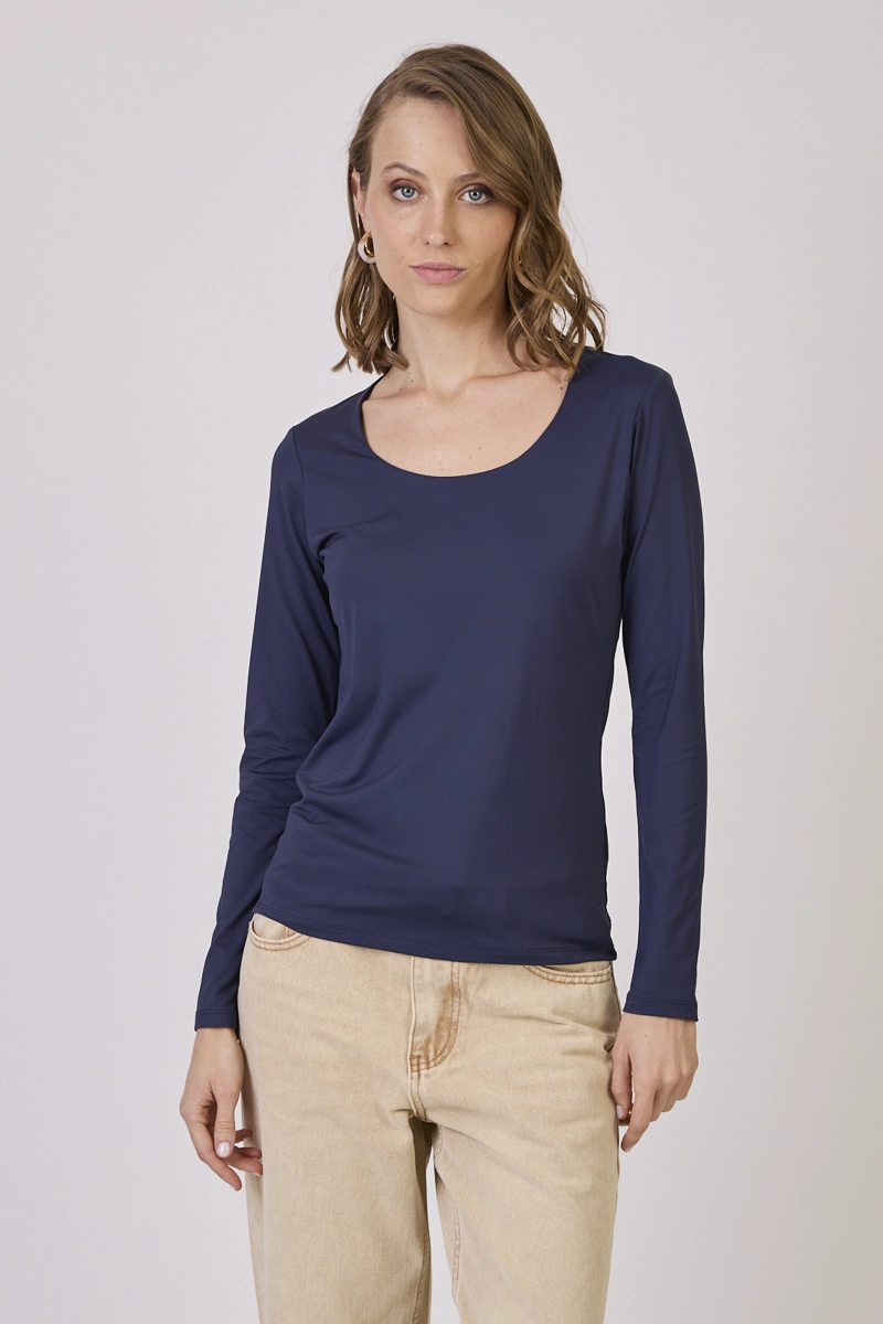 POLERA POLIAMIDA AZUL MARINO COD 2800016 - 2