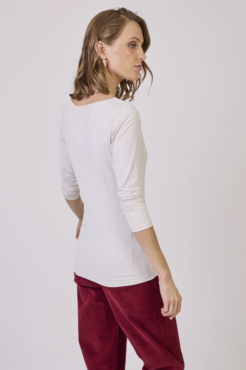POLERA POLIAMIDA BEIGE COD 2800026 - 3