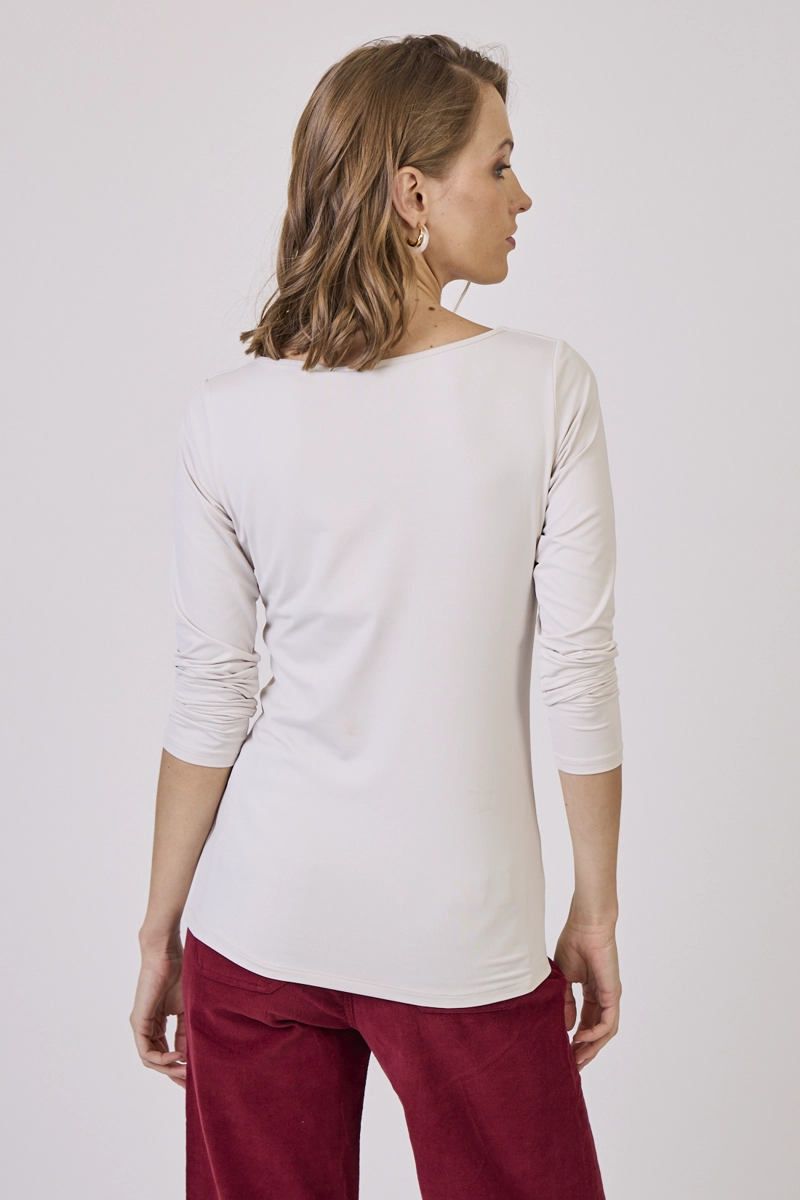 POLERA POLIAMIDA BEIGE COD 2800026 - 4