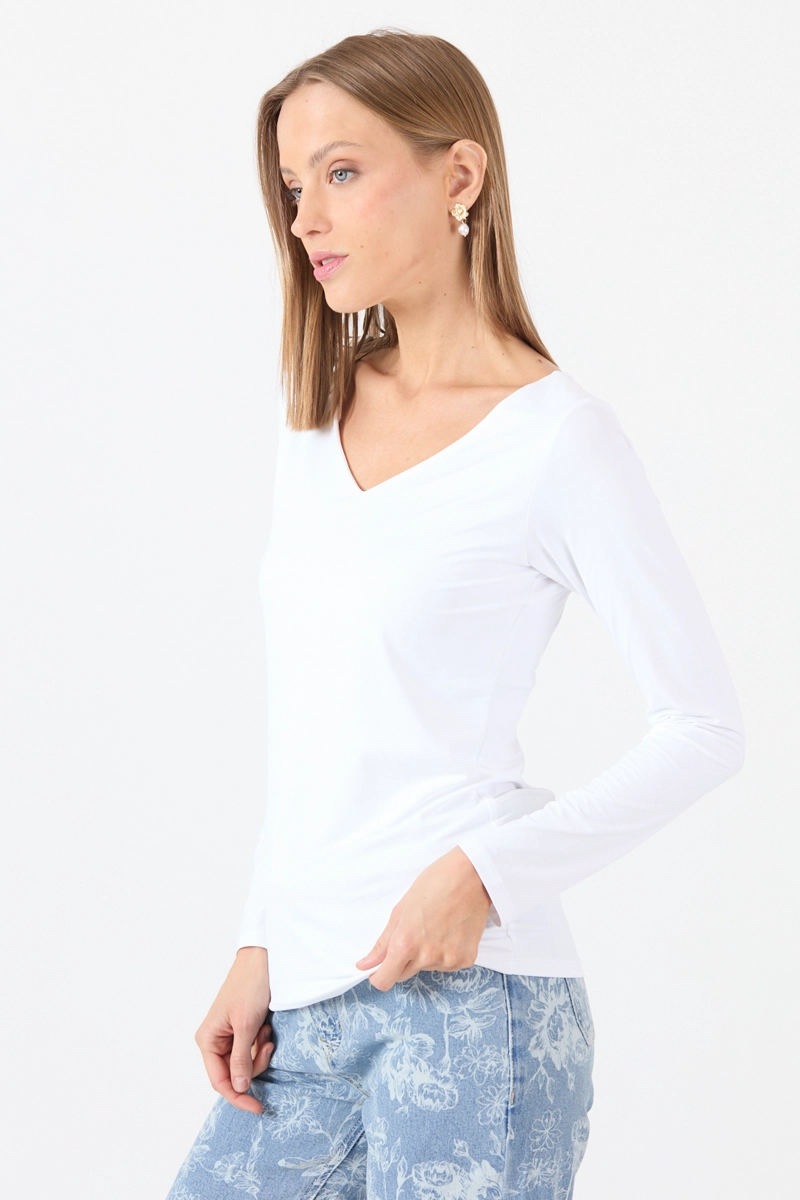 POLERA POLIAMIDA BLANCA COD 2800046 - 4