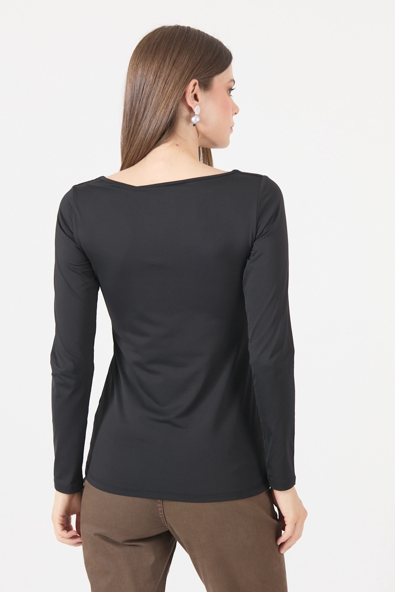 POLERA POLIAMIDA NEGRA COD 2800046 - 5