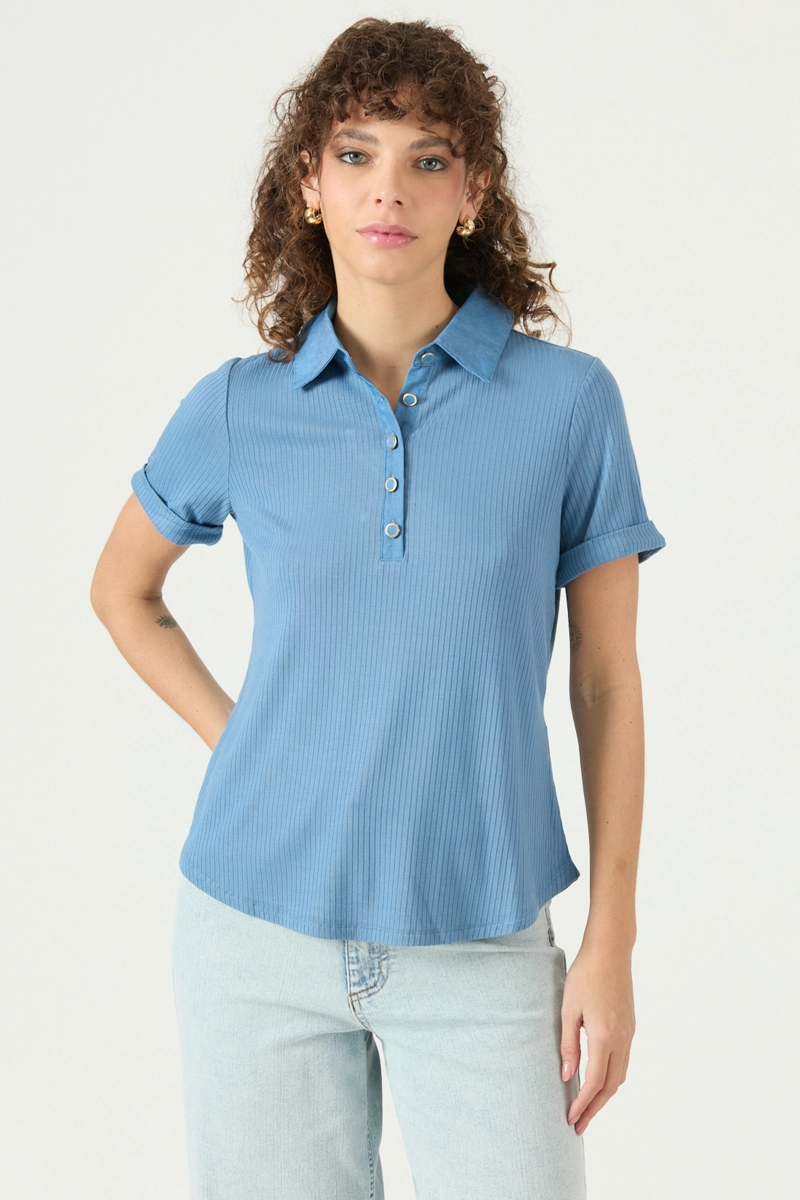 POLERA AZUL COD 2756615 - 3