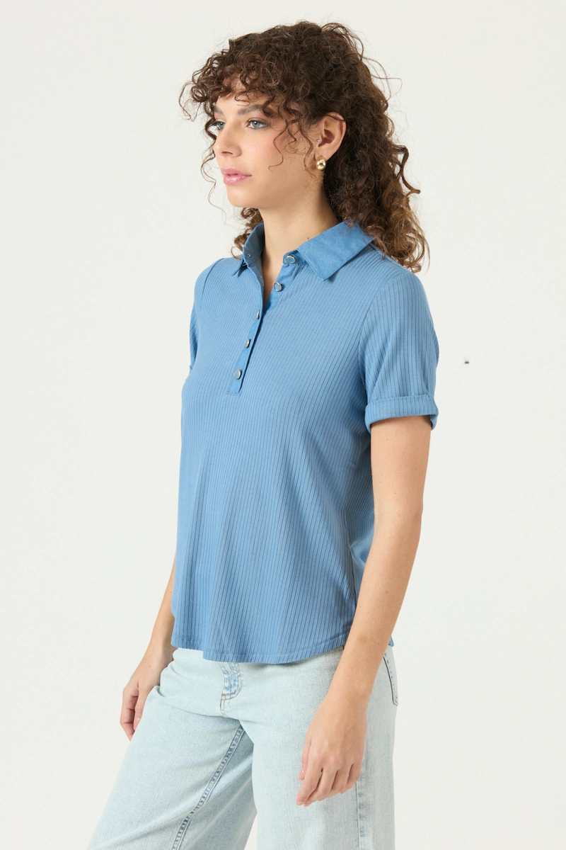 POLERA AZUL COD 2756615 - 4