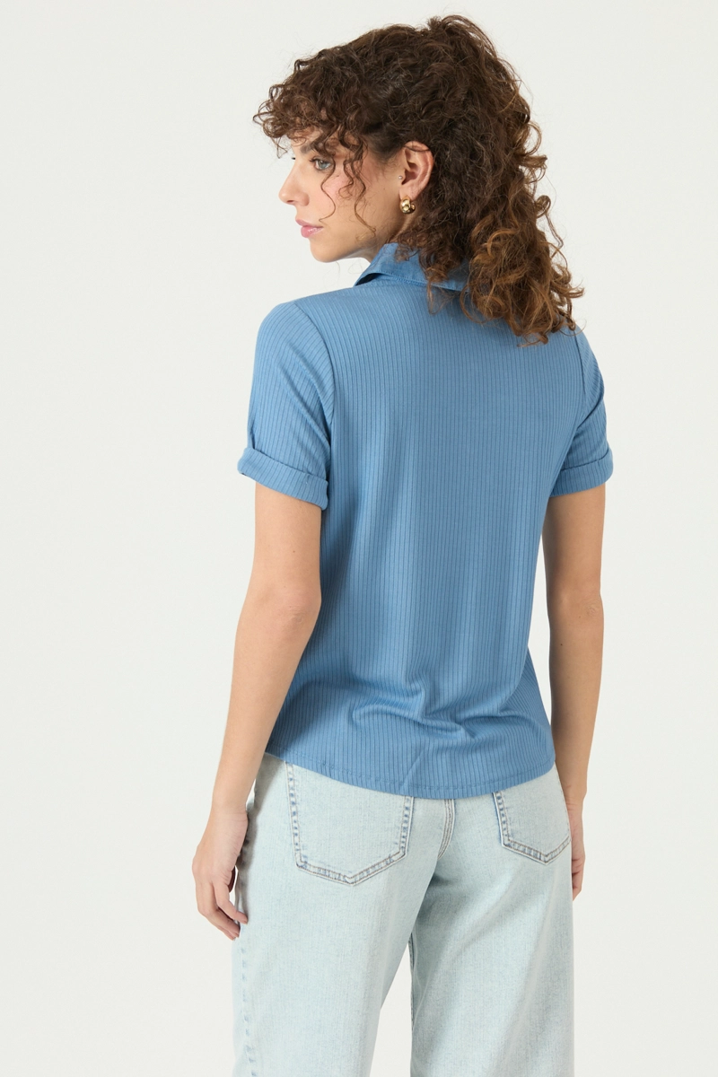 POLERA AZUL COD 2756615 - 5