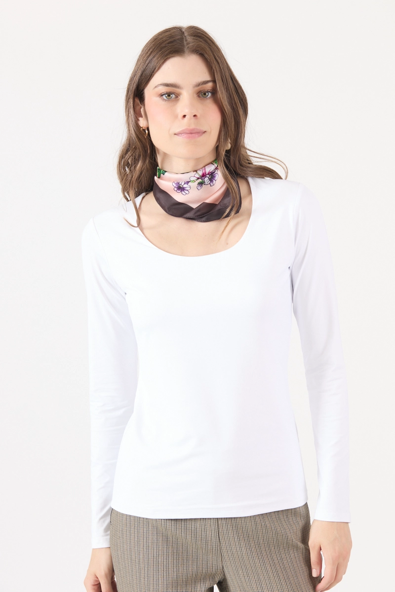 POLERA POLIAMIDA BLANCA COD 2800016 - 3