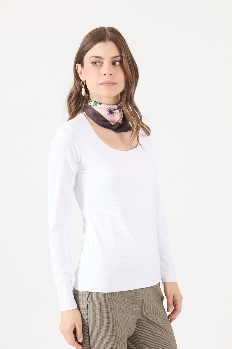 POLERA POLIAMIDA BLANCA COD 2800016 - 4