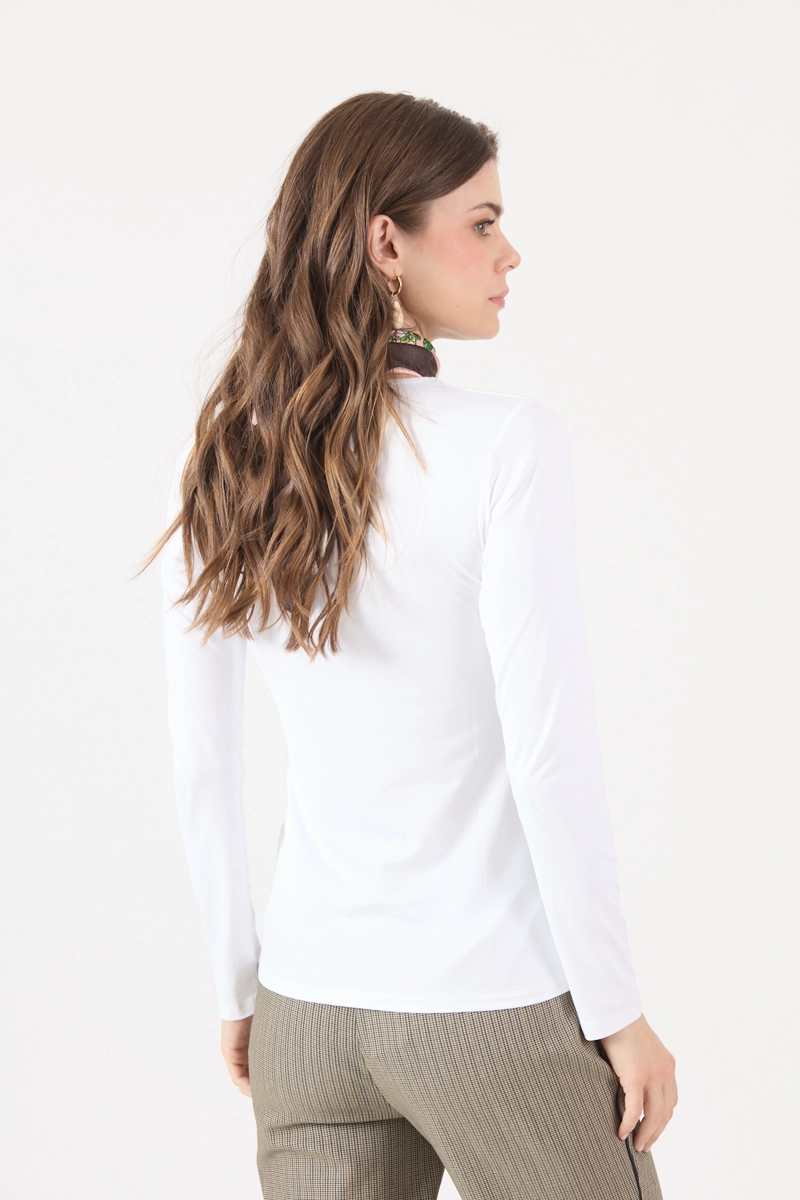 POLERA POLIAMIDA BLANCA COD 2800016 - 5
