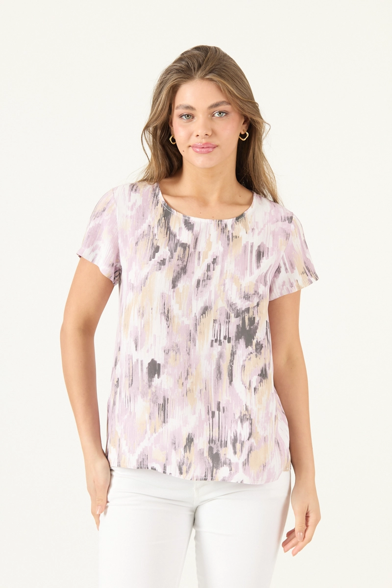 BLUSA ESTAMPADA LILA COD 4517695 - 3