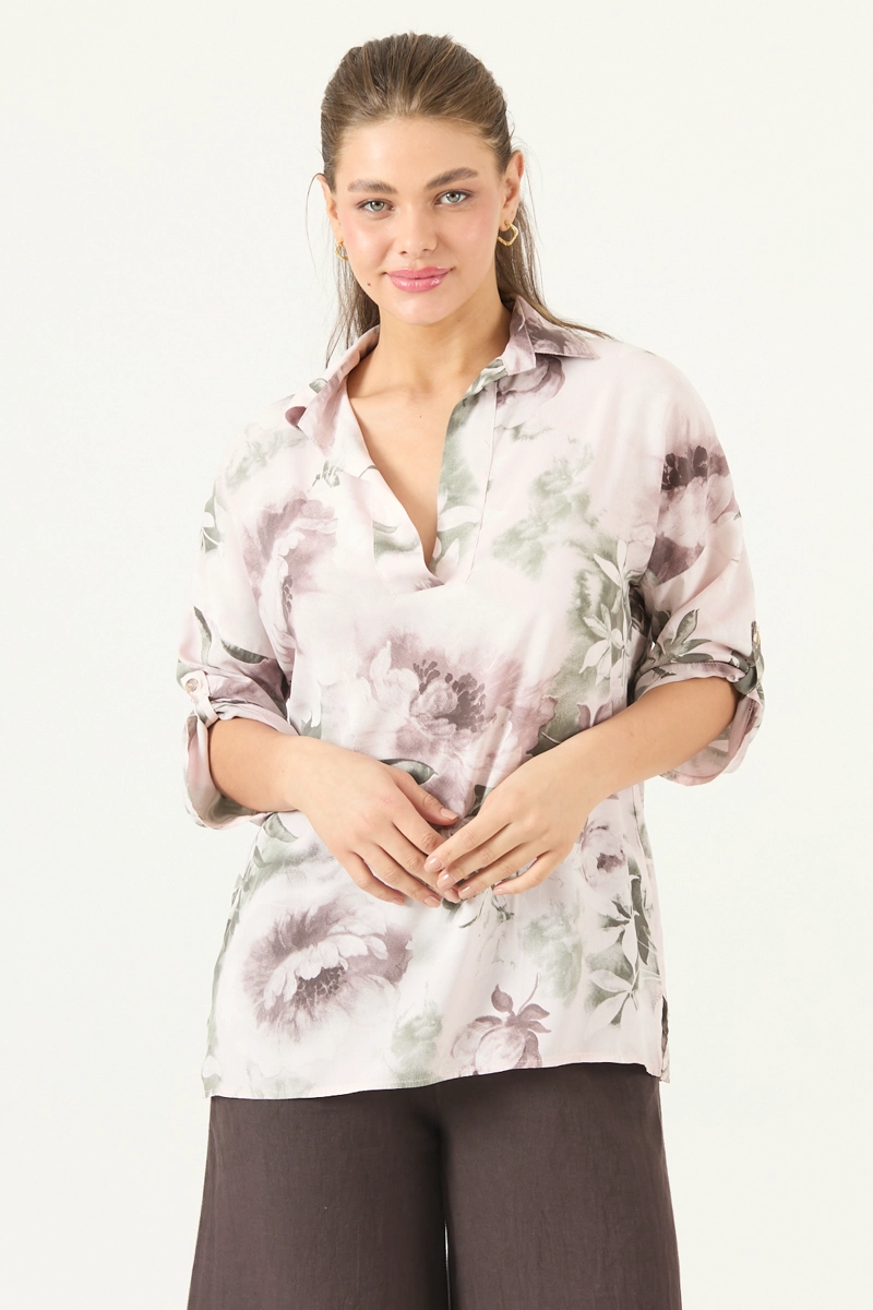 BLUSA ESTAMPADA ROSA COD 4517685 - 3