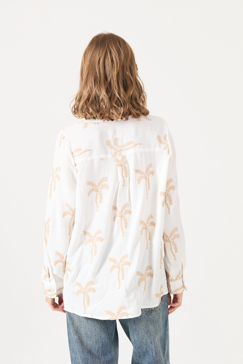 BLUSA CON BORDADOS BLANCA COD 4520576 - 5