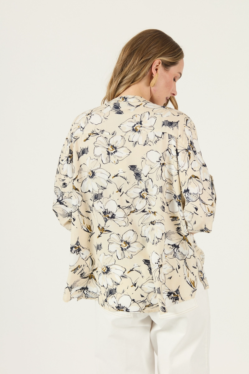 BLUSA ESTAMPADA CRUDO COD 4516655 - 5