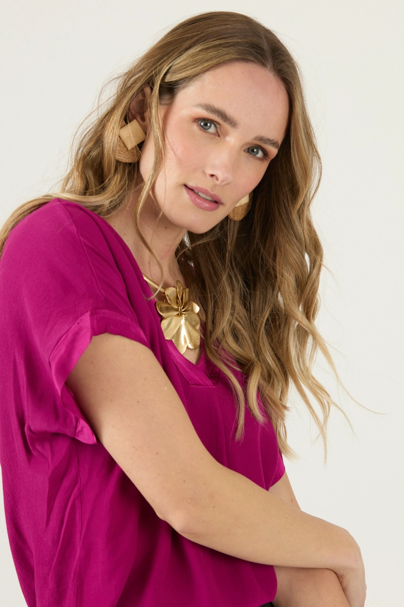 BLUSA FUCSIA COD 4517725 - 2