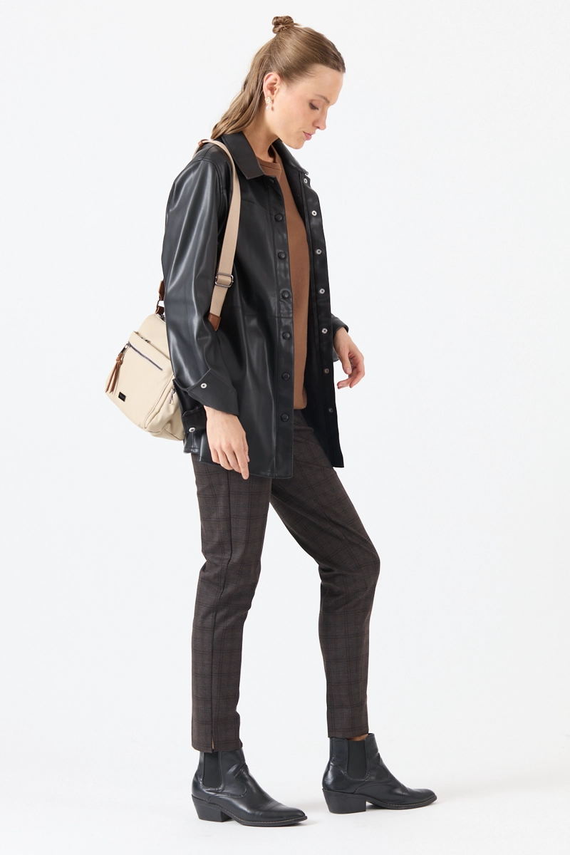 LEGGINGS ESTAMPLADO CAFE  COD 1900866 - 1