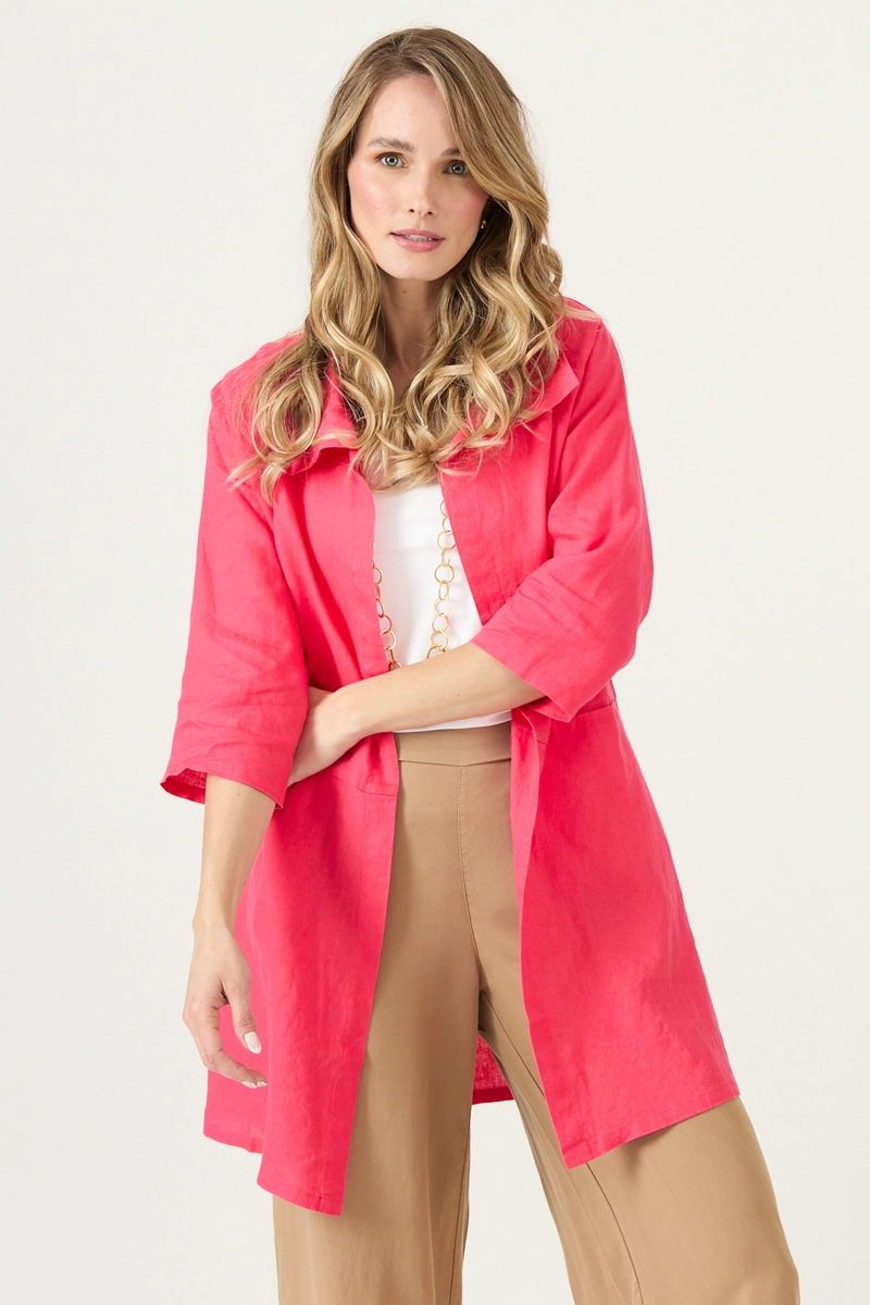 TAPADO DE LINO FUCSIA COD 1300955 - 2
