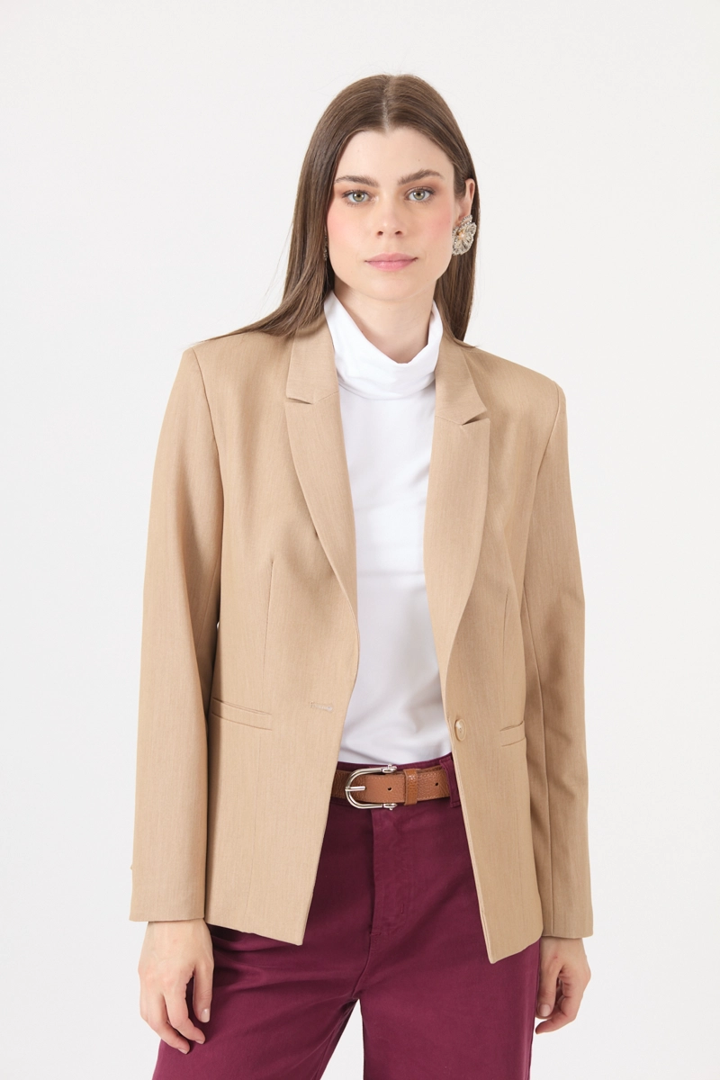 BLAZER BEIGE COD 1535936 - 3