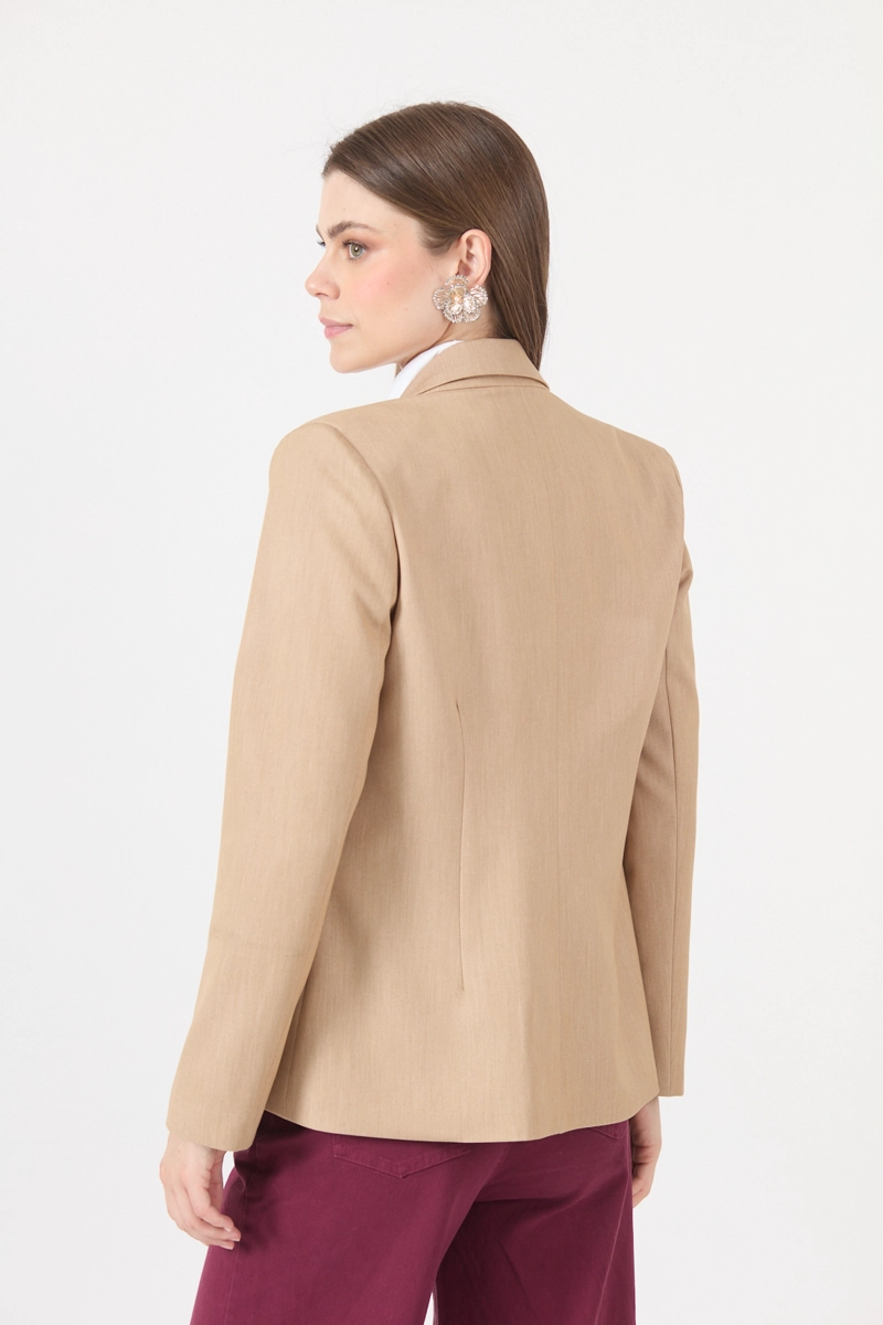 BLAZER BEIGE COD 1535936 - 5