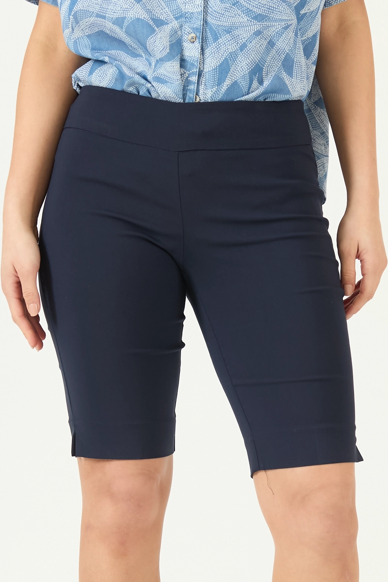 SHORTS STRAIGHT AZUL COD 2100375 - 2