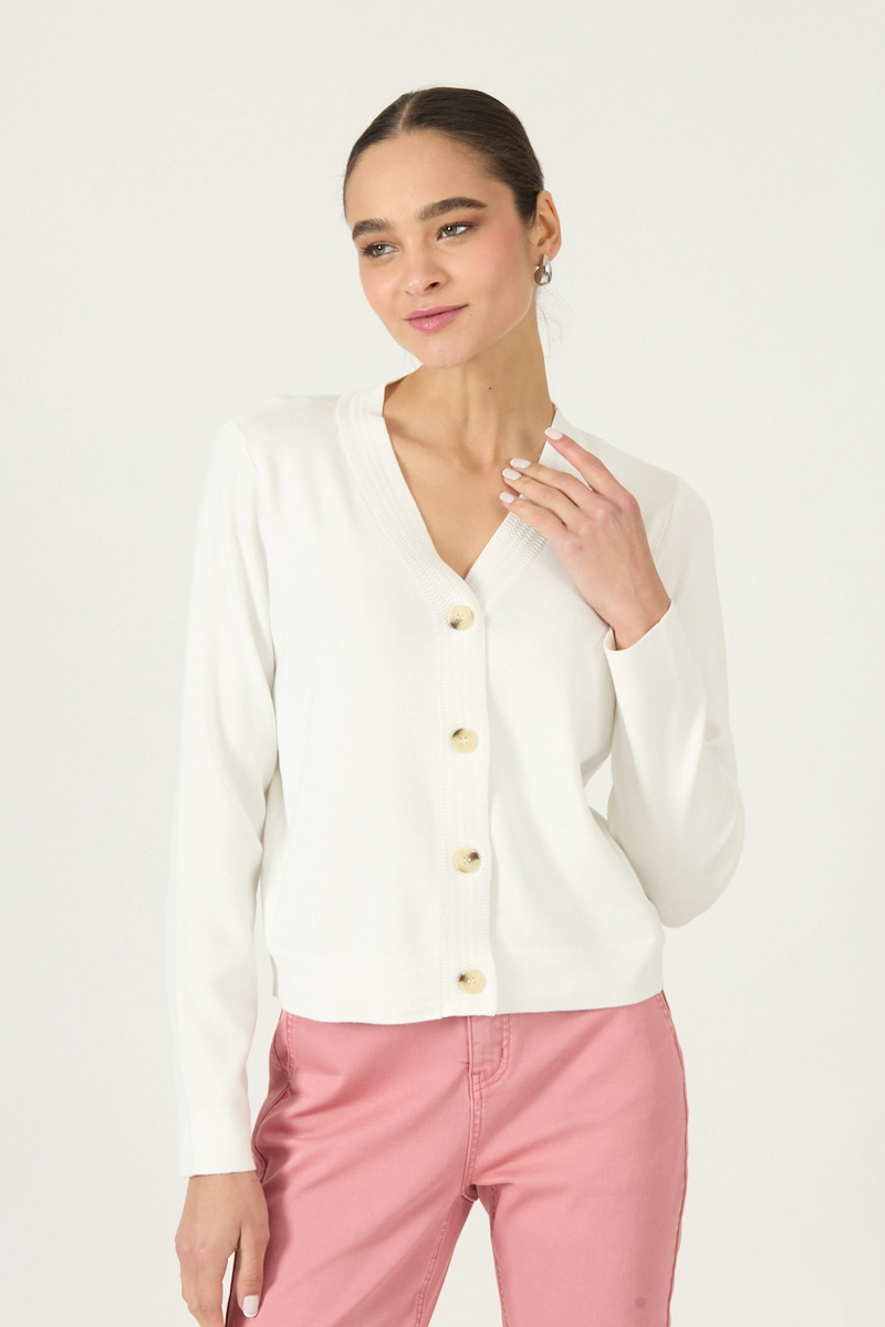 CARDIGAN CRUDO COD 5405965 - 2