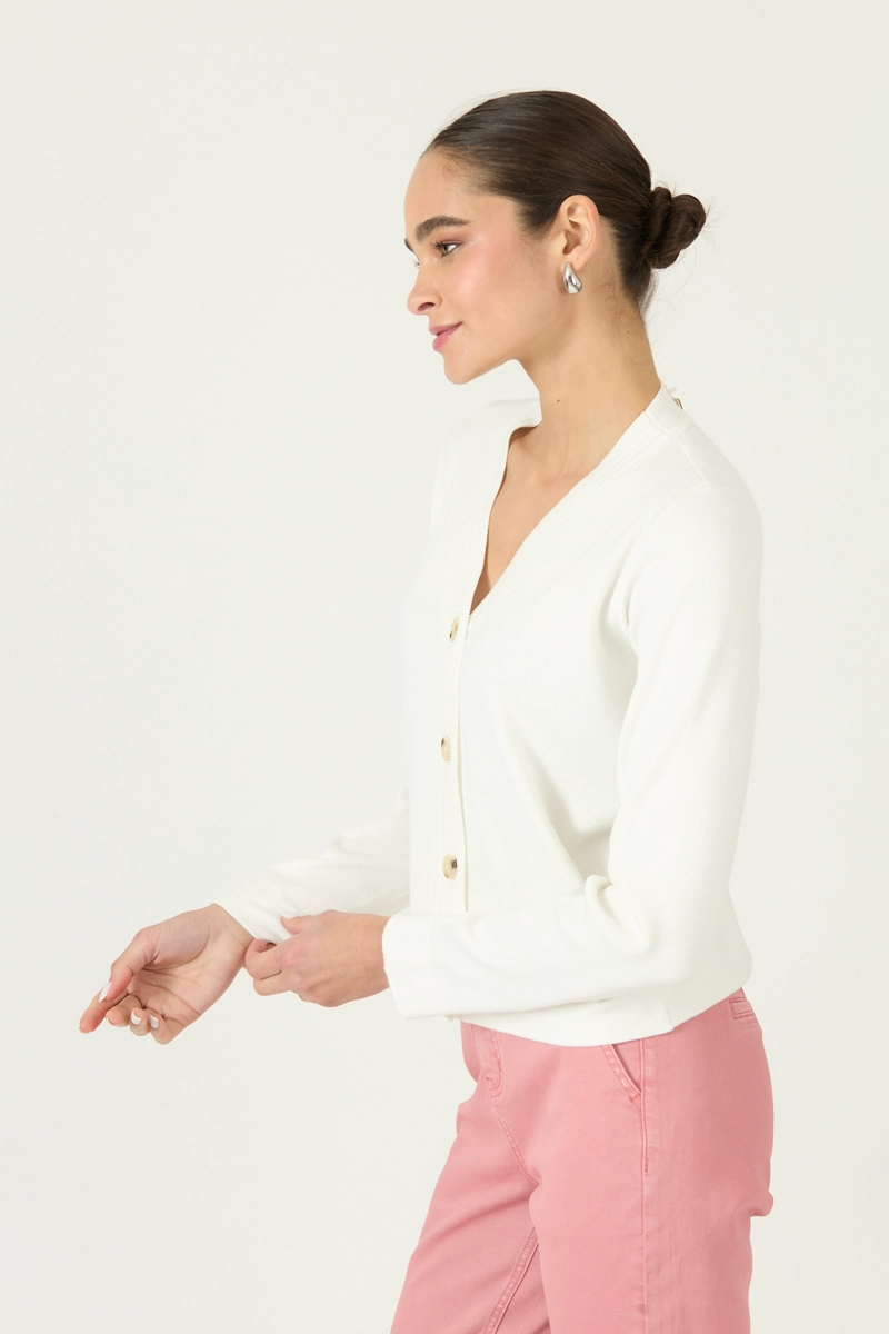 CARDIGAN CRUDO COD 5405965 - 3