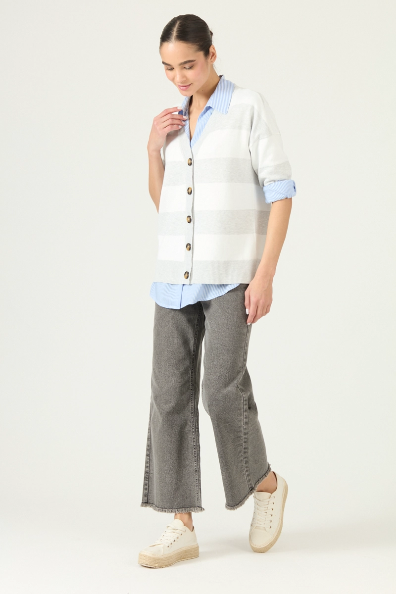 CARDIGAN GRIS COD 5405955 - 1