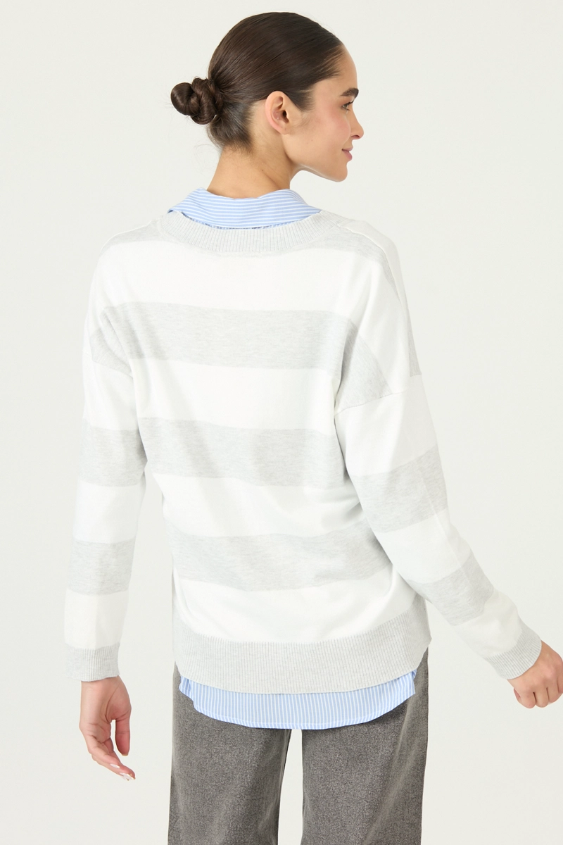 CARDIGAN GRIS COD 5405955 - 4